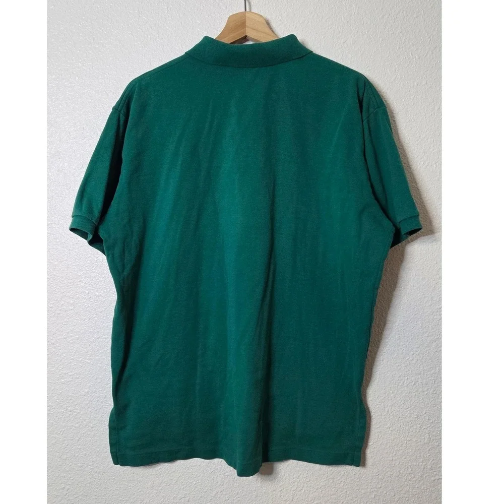 Polo Ralph Lauren Green Cotton Polo Shirt Men's‎ Large Preppy Old Money